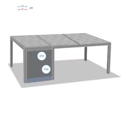 Store Semi-automatique Petit Modèle Pour Tonnelle Majaé Hespéride -Marché Meubles Magasin store semi automatique petit modele pour tonnelle majae hesperide 2