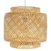 Suspension Liby Bambou Naturel Atmosphera -Marché Meubles Magasin suspension liby bambou naturel atmosphera