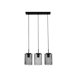 Suspension Rampe Grillage Ubi Noir Ostaria -Marché Meubles Magasin suspension rampe grillage ubi noir ostaria 2