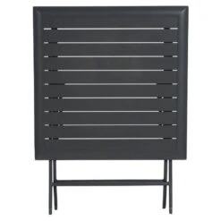 Table Alu Pliante Azua 2 Places Graphite Hespéride -Marché Meubles Magasin table aluminium azua 2 places noir graphite hesperide 2