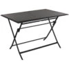 Table Alu Pliante Azua 4 Places Graphite Hespéride -Marché Meubles Magasin table aluminium azua 4 places graphite hesperide