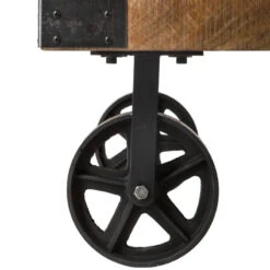 Table Basse Silas Bois Massif Atmosphera 13 Table Basse Silas Bois Massif Atmosphera -Marché Meubles Magasin table basse manguier bois massif atmosphera 3