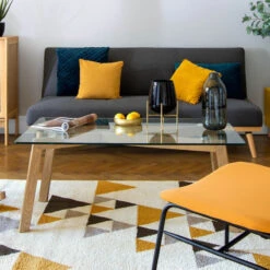 Table Basse Verre Taho Atmosphera 8 Table Basse Verre Taho Atmosphera -Marché Meubles Magasin table basse verre taho atmosphera 2