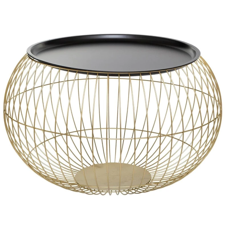 Table Basse X2 Métal Doré Alya Atmosphera 5 Table Basse X2 Métal Doré Alya Atmosphera – Image 3