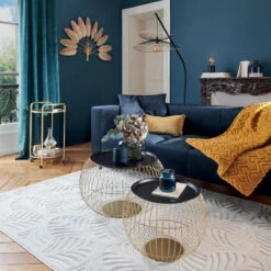 Table Basse X2 Métal Doré Alya Atmosphera 13 Table Basse X2 Métal Doré Alya Atmosphera -Marché Meubles Magasin table basse x2 metal dore alya atmosphera 5