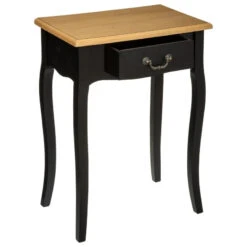 Table De Chevet Chrysa Noire Atmosphera -Marché Meubles Magasin table de chevet chrysa noire atmosphera 5
