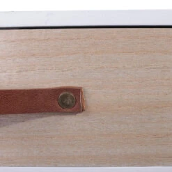 Table De Chevet Pieds Bois 1 Tiroir Blanc -Marché Meubles Magasin table de chevet pieds bois 1 tiroir blanc 5