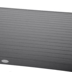 Table Carrée Fixe Piazza 8 P. Graphite Hespéride -Marché Meubles Magasin table fixe carree piazza coloris noir graphite hesperide 2