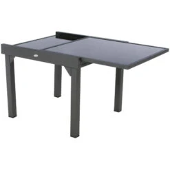 Table Piazza Extensible 8 Personnes Anthracite/graphite -Marché Meubles Magasin table piazza extensible 8 personnes anthracite graphite 3