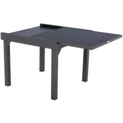 Table Rectangulaire Extensible Piazza 8 P. Graphite Hespéride -Marché Meubles Magasin table rectangulaire extensible piazza 8 personnes graphite hesperide 3