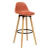 Tabouret Bar Maxon Simili Terracotta Atmosphera -Marché Meubles Magasin tabouret bar maxon simili terracotta atmosphera