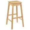 Tabouret De Bar 75 Cm Bambou 5Five -Marché Meubles Magasin tabouret de bar 75 cm bambou 5five