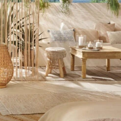 Tabouret Macramé Atmosphera -Marché Meubles Magasin tabouret macrame atmosphera 2