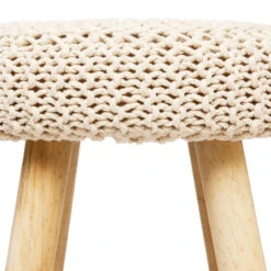 Tabouret Suzette Beige Atmosphera -Marché Meubles Magasin tabouret suzette beige atmosphera 2