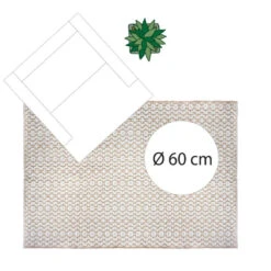 Tapis En Jute Et Coton 120x170cm Atmosphera -Marché Meubles Magasin tapis en jute et coton 120x170cm atmosphera 3