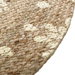 Tapis En Jute Rond Shine Atmosphera -Marché Meubles Magasin tapis en jute rond shine atmosphera 3