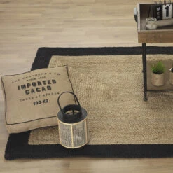 Tapis Jute Naturel Bord Noir 120x170 Atmosphera 8 Tapis Jute Naturel Bord Noir 120x170 Atmosphera -Marché Meubles Magasin tapis jute naturel bord noir 120x170 atmosphera 1