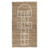 Tapis Marelle Jute 80x150 Cm Atmosphera -Marché Meubles Magasin tapis marelle jute 80x150 cm atmosphera