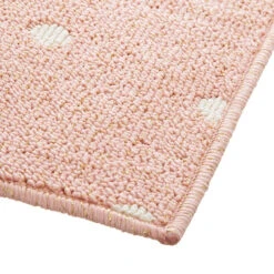 Tapis Marelle Rose 80x152 Cm Atmosphera -Marché Meubles Magasin tapis marelle rose 80x152 cm atmosphera 1 4