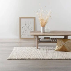 Tapis Mix Laine Et Coton 120x170 Atmosphera -Marché Meubles Magasin tapis mix laine et coton 120x170 atmosphera 1