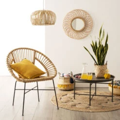 Tapis Rond Ajouré En Jute Atmosphera 9 Tapis Rond Ajouré En Jute Atmosphera -Marché Meubles Magasin tapis rond ajoure en jute atmosphera 2