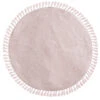 Tapis Rose D90 à Franges Atmosphera -Marché Meubles Magasin tapis rose d90 a franges atmosphera