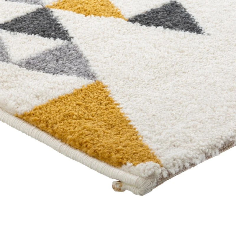 Tapis Triangle 120x170 Ilan Moutarde Atmosphera 5 Tapis Triangle 120x170 Ilan Moutarde Atmosphera – Image 3