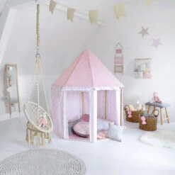 Tente Yourte Rose Pour Chambre Enfant Atmosphera -Marché Meubles Magasin tente yourte rose pour chambre enfant atmosphera 2