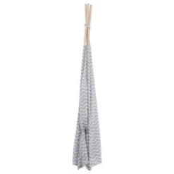 Tipi Pour Enfant Coloris Gris Atmosphera -Marché Meubles Magasin tipi pour enfant coloris gris 3