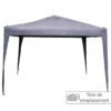 Toile De Tonnelle Easy Up Coloris Ardoise Hespéride