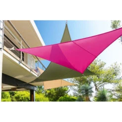 Toile Solaire 3x3x3m Curacao Blanc Hespéride -Marché Meubles Magasin toile solaire 3x3x3m luxe hesperide curacao blanc 3