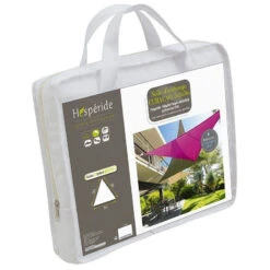 Toile Solaire 3x3x3m Curacao Blanc Hespéride -Marché Meubles Magasin toile solaire 3x3x3m luxe hesperide curacao blanc 4