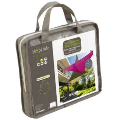 Toile Solaire 3x3x3m Curacao Taupe Hespéride -Marché Meubles Magasin toile solaire 3x3x3m luxe hesperide curacao taupe 3