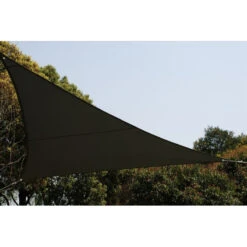 Toile Solaire 5x5x5m Curacao Gris Hespéride -Marché Meubles Magasin toile solaire 5x5x5m luxe hesperide curacao gris 2