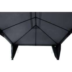 Tonnelle 3x4 M Santorini Gris Ardoise Hespéride 10 Tonnelle 3x4 M Santorini Gris Ardoise Hespéride -Marché Meubles Magasin tonnelle hesperide santorini gris 3