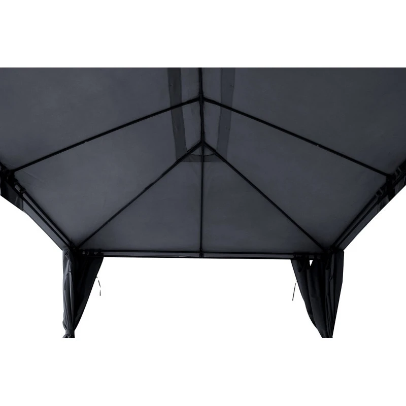 Tonnelle 3x4 M Santorini Gris Ardoise Hespéride 6 Tonnelle 3x4 M Santorini Gris Ardoise Hespéride – Image 4