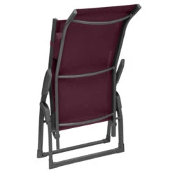 Transat 2 Positions Bordeaux / Graphite Decima Hespéride -Marché Meubles Magasin transat 2 positions bordeaux graphite decima hesperide 3