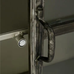 Vitrine Bibliothèque Broc Métal Noir Atmosphera -Marché Meubles Magasin vitrine bibliotheque broc metal noir atmosphera 3