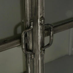 Vitrine Bibliothèque Broc Métal Noir Atmosphera -Marché Meubles Magasin vitrine bibliotheque broc metal noir atmosphera 4